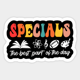 Specials The Best Part Of The Day - Teacher And Students Design Sticker